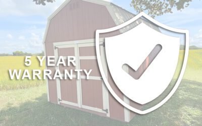 Frontier Shed Co 5 year warranty